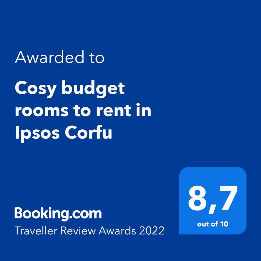 Cosy Budget Rooms To Rent In Ipsos Corfu Ngoại thất bức ảnh